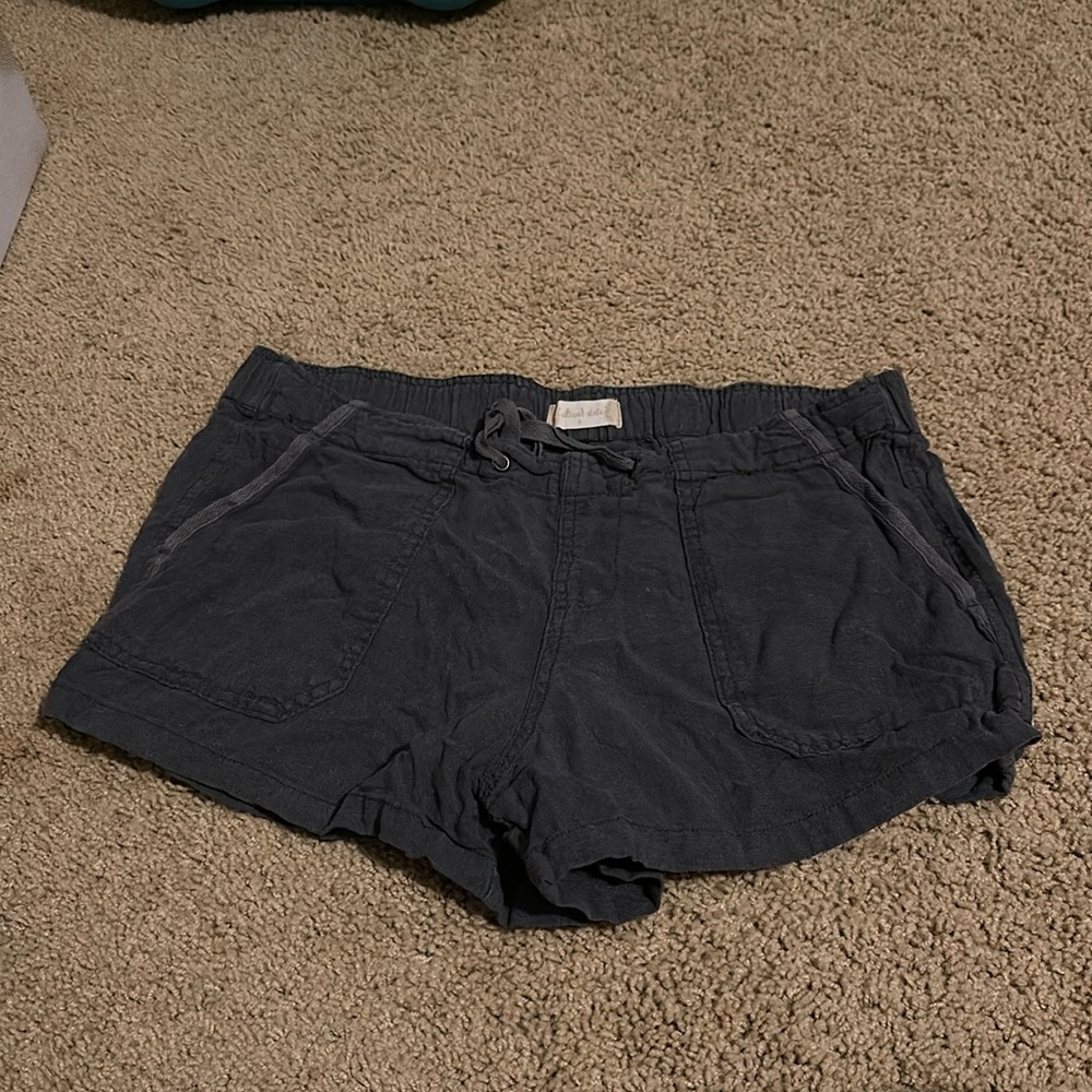 Charcoal dress shorts